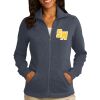 Women's Slub Fleece Full Zip Jacket Thumbnail
